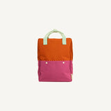 big backpacks in color block - mochilas grandes